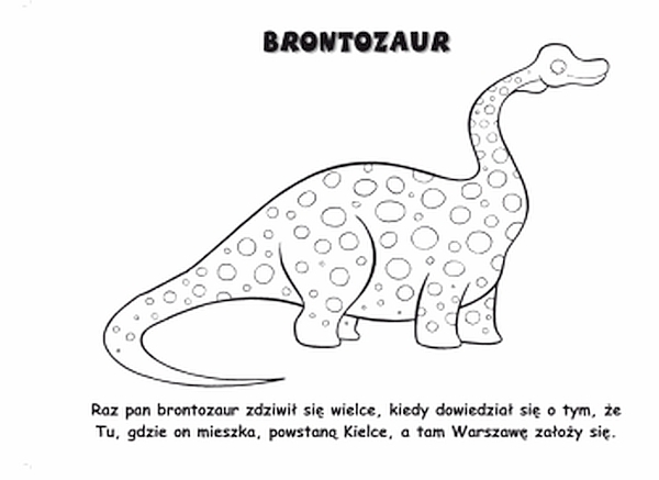 Dinozaur Brontozaur